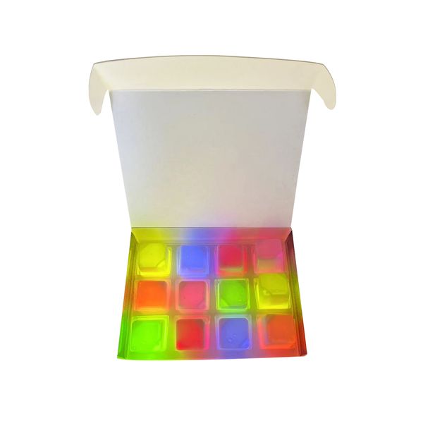 12 Pieces Glow In The Dark Ice Cubes
