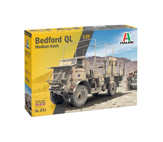 Italeri 1/35 Bedford QL Medium Truck Plastic Model Kit