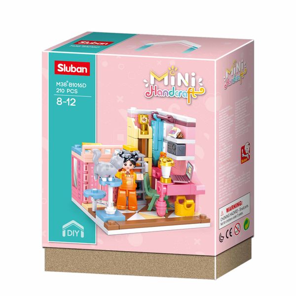 Sluban Building Set: Mini Handcraft Bed Room - 210 Pieces