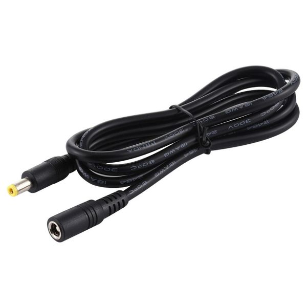 8A 5.5 x 2.5mm Female to Male DC Power Extension Cable, Cable Length:1.5m