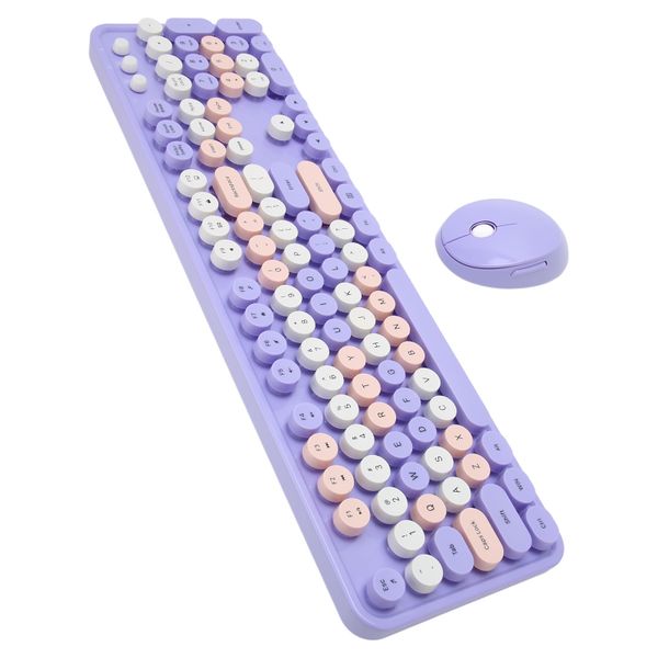 Wireless Keyboard &amp; Mouse Full Size, Typewriter