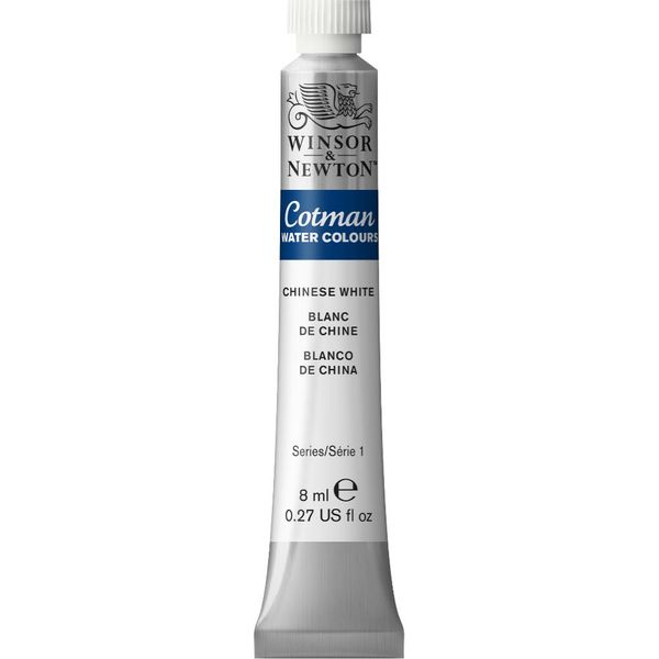 Winsor &amp; Newton Cotman Watercolour 8ML TBE Chinese White