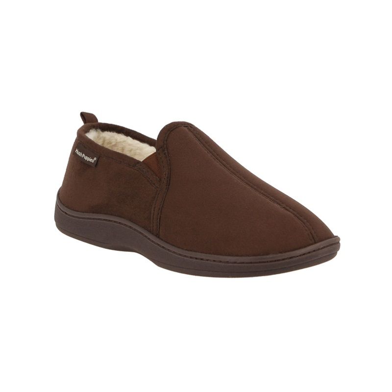 Hush Puppies Chris Mens Slippers Brown | Shop Today. Get it Tomorrow ...