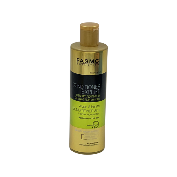 FASMC - Shampoo and Conditioner, Argan and Keratin with Omega 6 - 500ml
