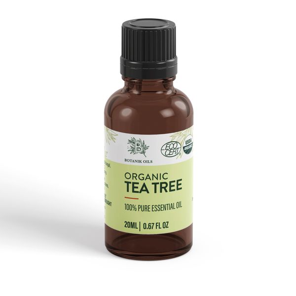 Organic Tea Tree Oil by Botanik Oils - 20ml