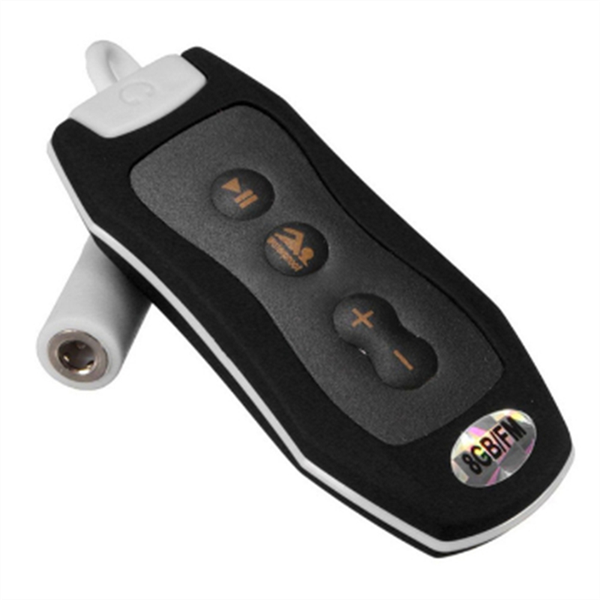 Waterproof Ipx8 Clip Mp3 Player Fm Radio(B)