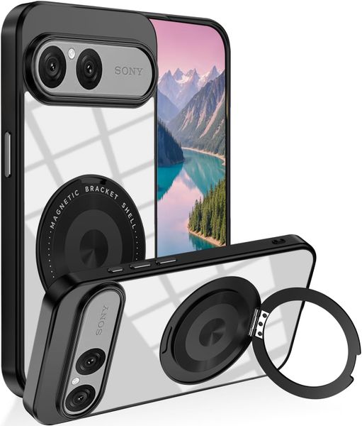 Slim Thin Ring Holder Phone Case Compatible With Sony Xperia 10 VII