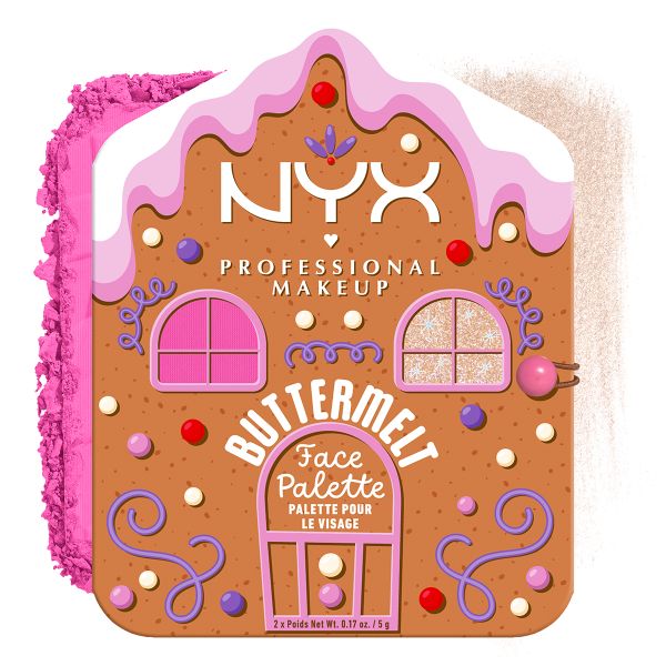 NYX Professional Makeup Holiday 2025 Buttermelt Face Palette