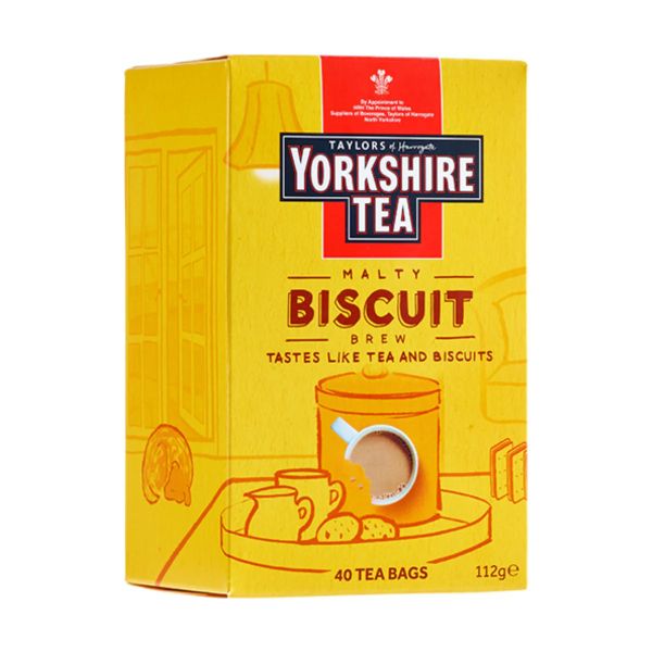 Yorkshire Tea Biscuit Brew Teabags 40's