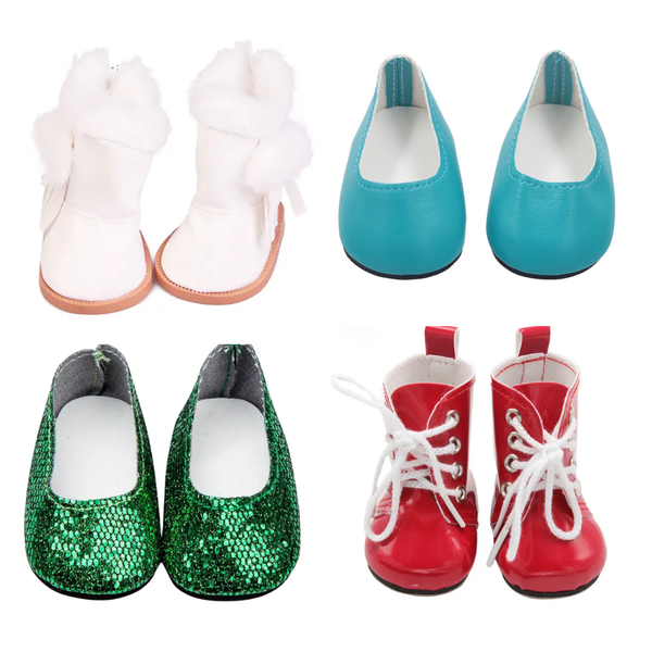 18'/46cm Soft Body Doll Shoe &amp; Boot - Pack #1