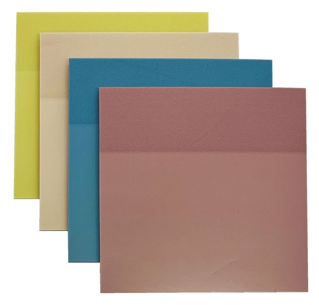 Transparent Coloured Sticky Notes - Pack of 4