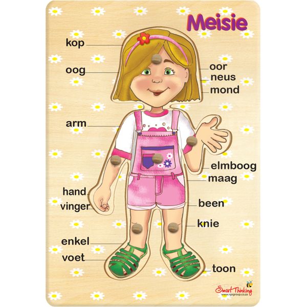 RGS Group Afrikaans- My Liggaam legkaart (Meisie)