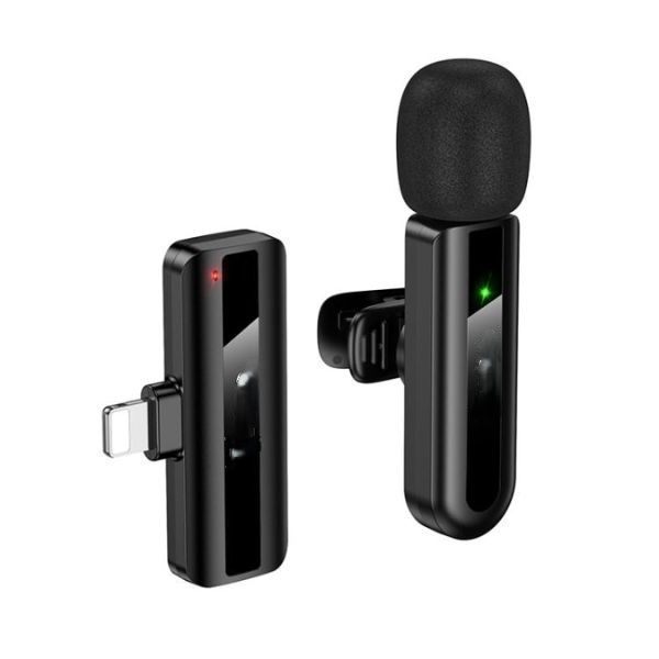 Wireless IP Mic Clip-On Lavalier For Creators Ideal / Vlog Interview &amp; Live