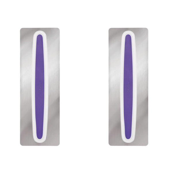 Stainless Steel Cake Icing Smoother - 2 Pack