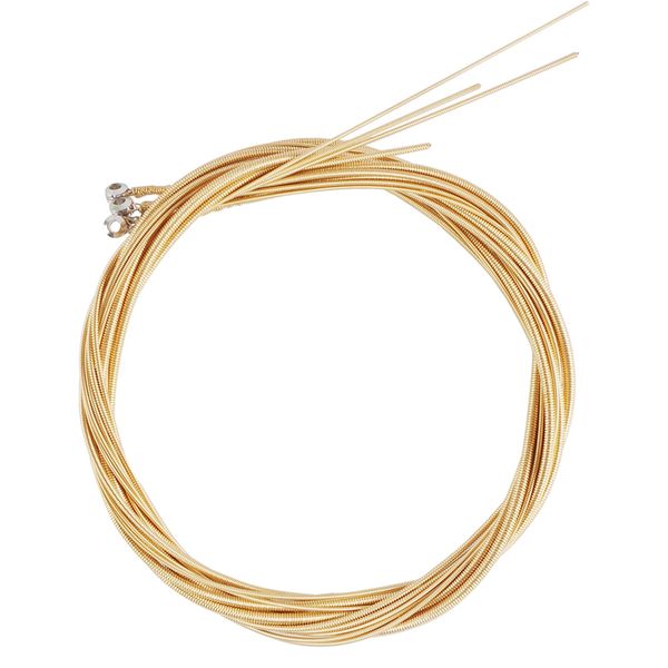 4Pcs Acoustic Bass String Brass Carbon Steel Core Strings For Bass