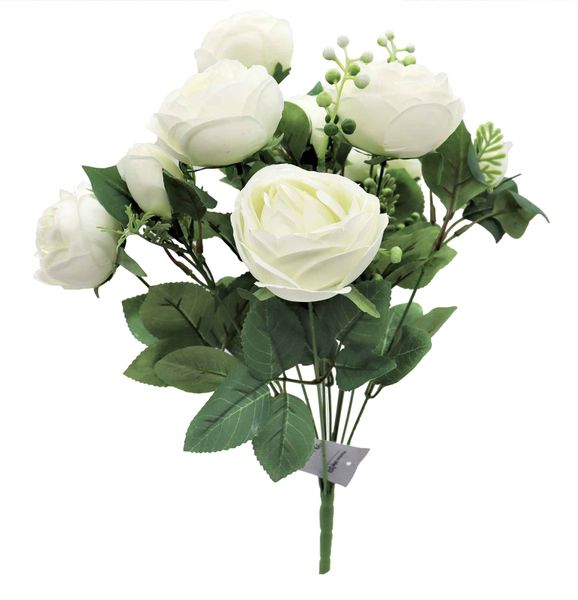 Set of 2 Never Fade Peonies Artificial Rose Bouquets