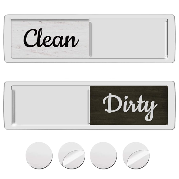 Bestby- Premium Sliding Dishwasher Magnet For Toggle -Clean &amp; Dirty(2Pack)