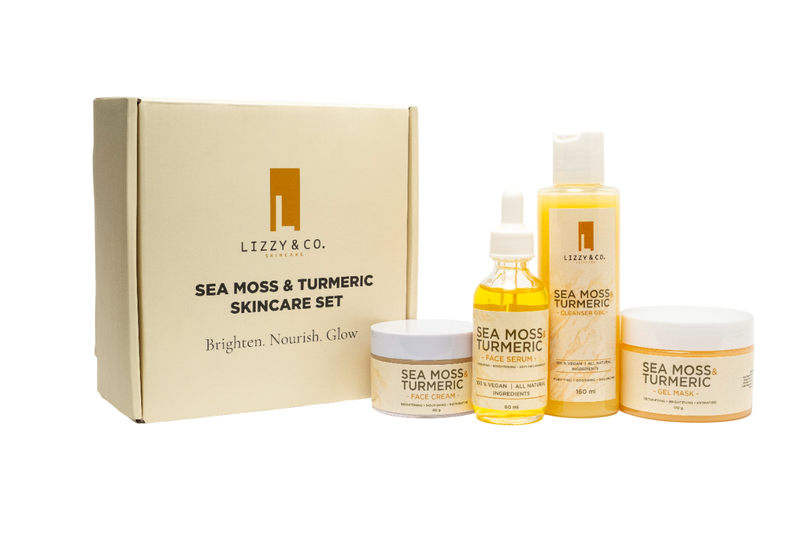 Sea Moss and Turmeric Skincare Set
