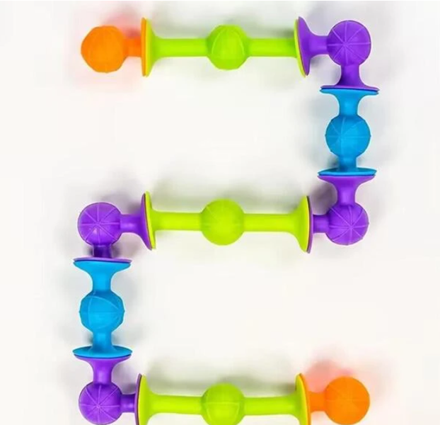 Build 'n Pop Suction Construction Toys - 11 Pieces