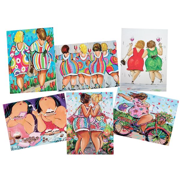 Colourful Fat Ladies A5 image