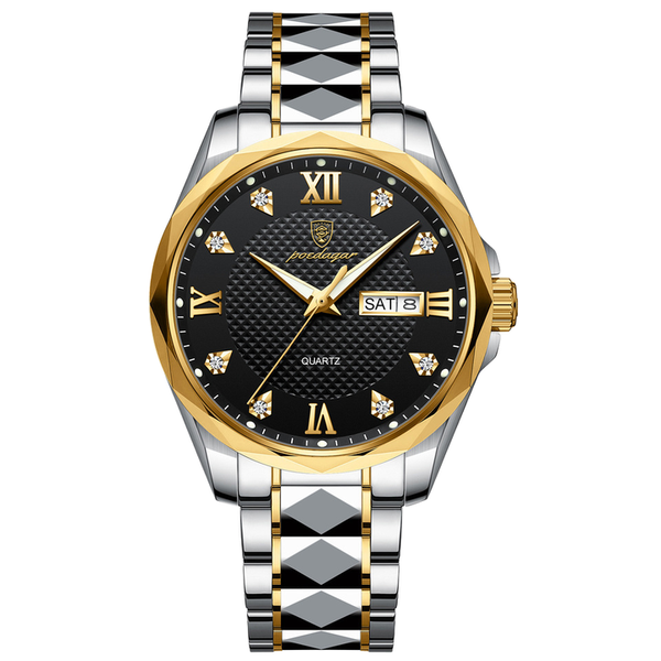 Poedagar Fashion Dual Calendar Men's Watch
