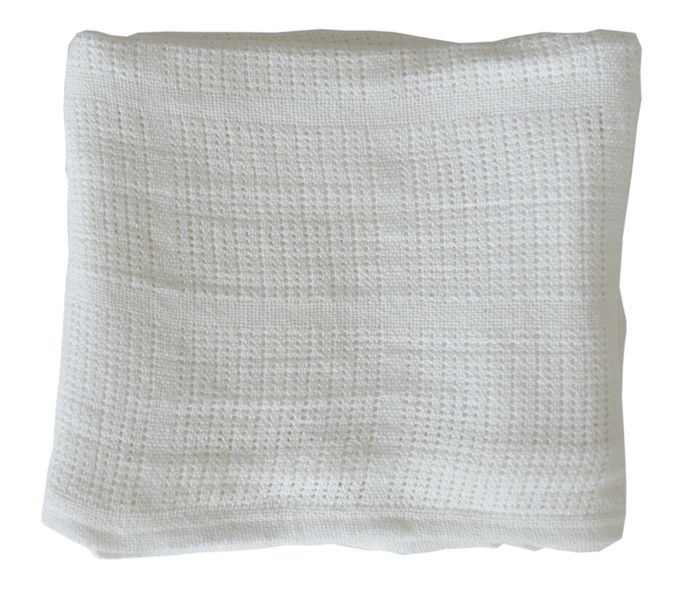 Snuggletime - Cellular Blanket - Cotton - Blue - Only 1 supplied