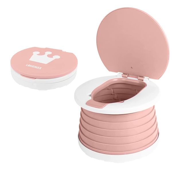 Travel Potty for Toddler, Portable and Foldable Toilet, Apply to Seat