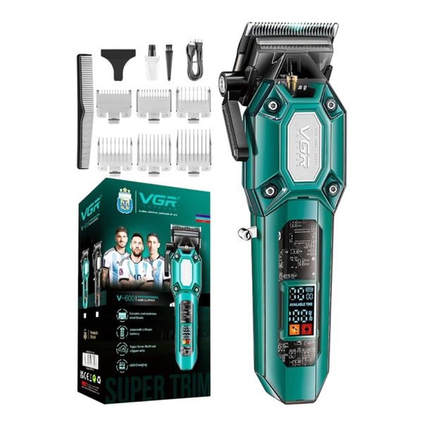 VGR V-600 Professional Cordless Hair Clipper for Men and Barbers | 200 Min