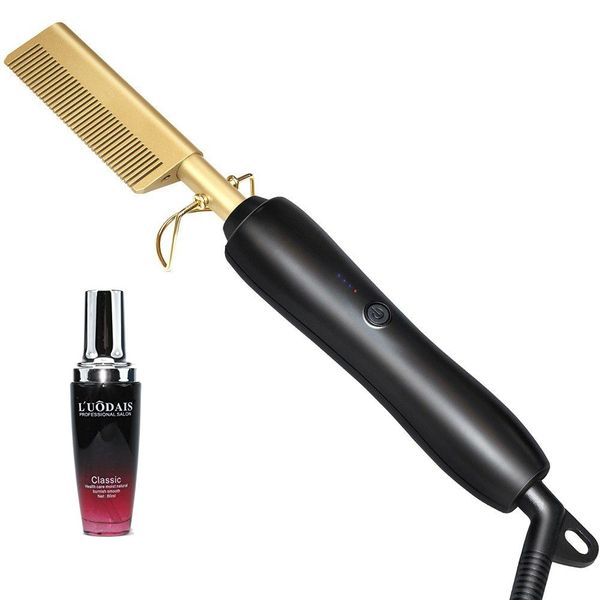 Electric Hair Styling Hot Comb + Luodais Hair care Serum oil 80ml