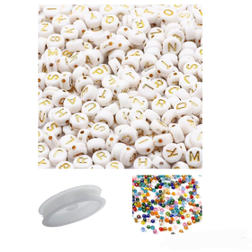 Bracelet letter beads - Gold | Shop Today. Get it Tomorrow! | takealot.com