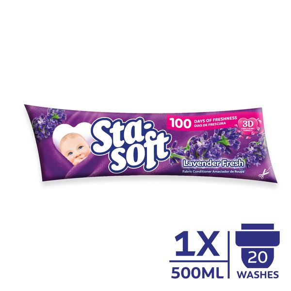 Sta-Soft Lavender Fresh Fabric Softener Refill - 500ml