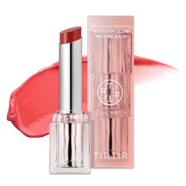 TIRTIR Waterism Glow Balm - Vegan Lip Moisture Shine - 02 Merry Coral