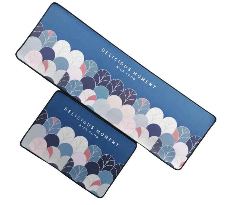 2 Piece Kitchen NonSlip Floor Carpet Area Rug Bathroom Door Mat Set