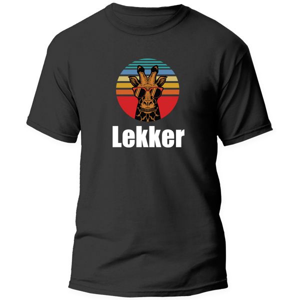 T-shirt Printed Cool Giraffe: Lekker