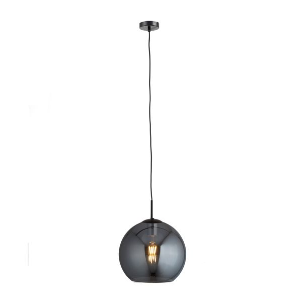 The Lighting Warehouse - Pendant Obsidian 1 Light Smoke