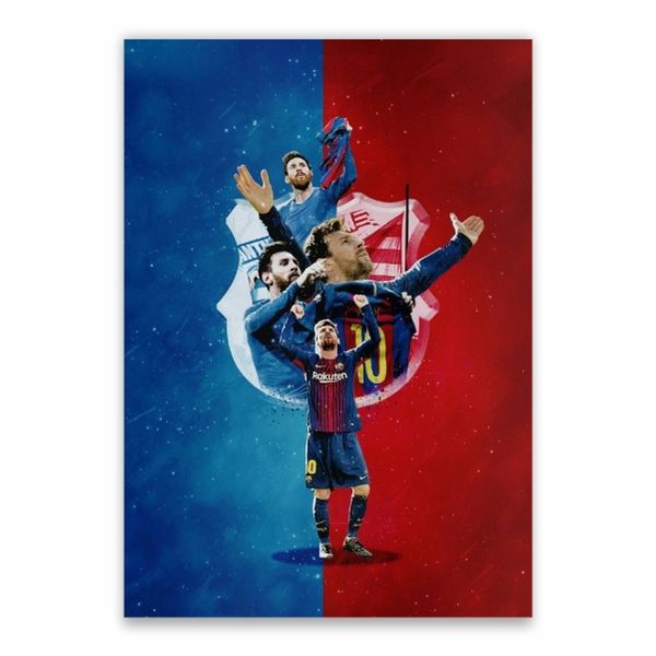 Lionel Messi Barca Poster - A1