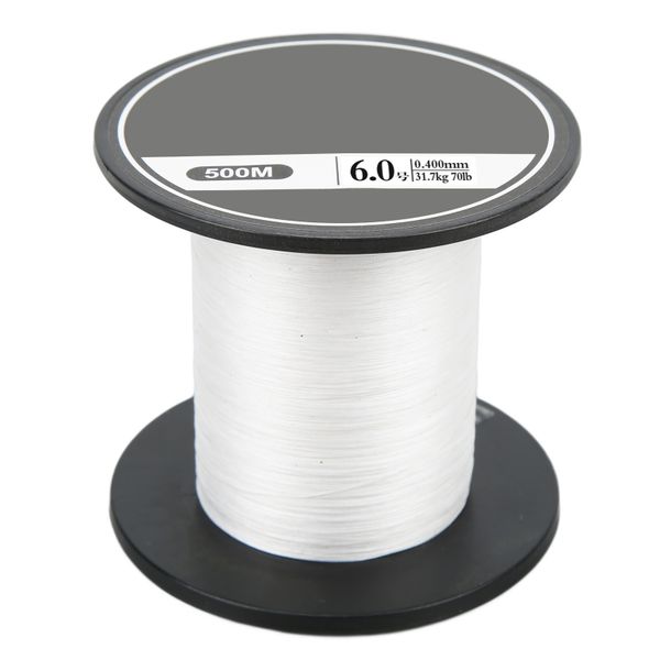 500m 8-Strand PE Braided Line (6.0 White)