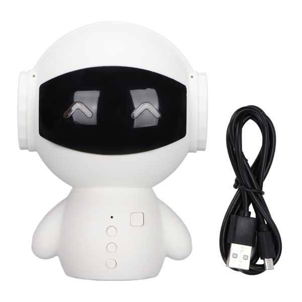 M10 Robot Smart Bluetooth Speaker Support Memory Card White