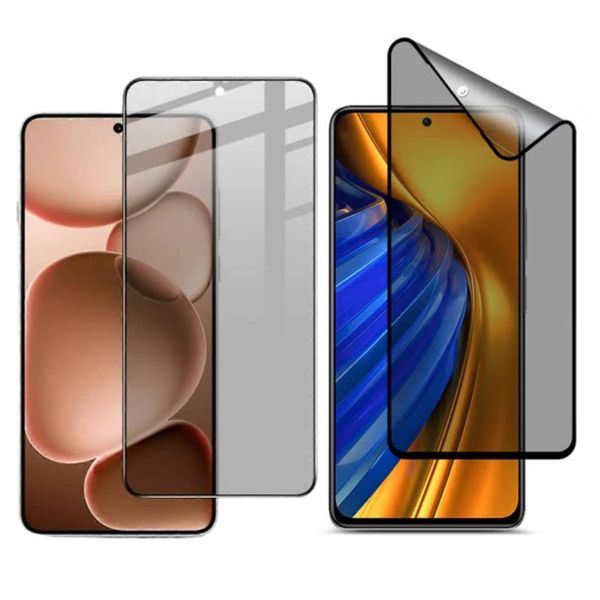 Privacy Glass Compatible With i Phone 13 - Matte Ceramic + Tempered Glass