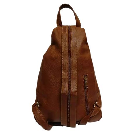 1pc Fashionable Brown Sports Multipurpose Bag With Adjustable Shoulder  Strap, Also Can Be Used As Waist/backpack, Single/slant Shoulder Bag