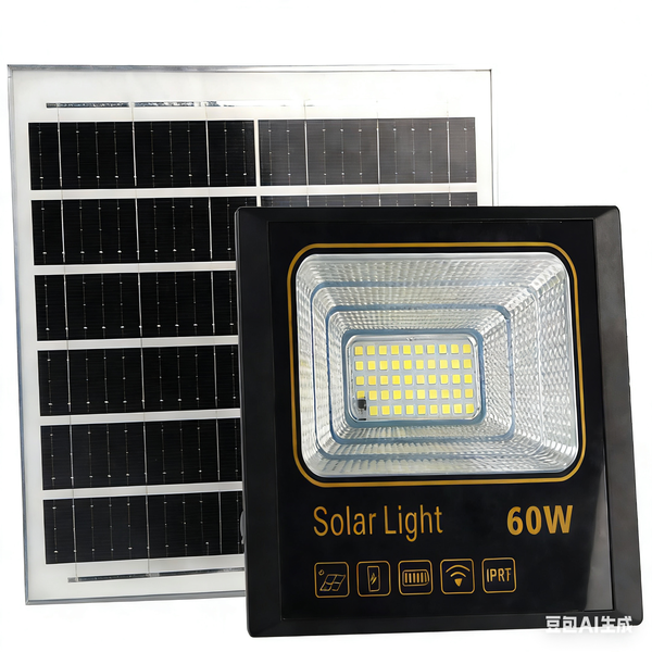 MTY 60W Solar Floodlight with Detachable Battery