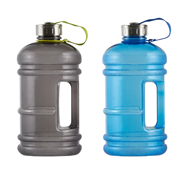Kitro Blue, Grey Lightweight 2l Water Bottle