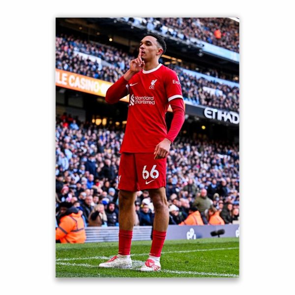 Trent Alexander-Arnold Shushes Crowd Poster - A1