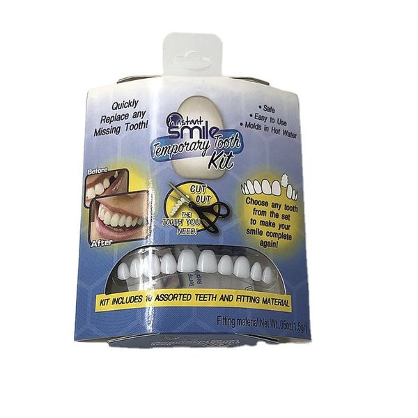 Cut-Able Top &amp; Bottom Teeth/Veneers Cut &amp; Use