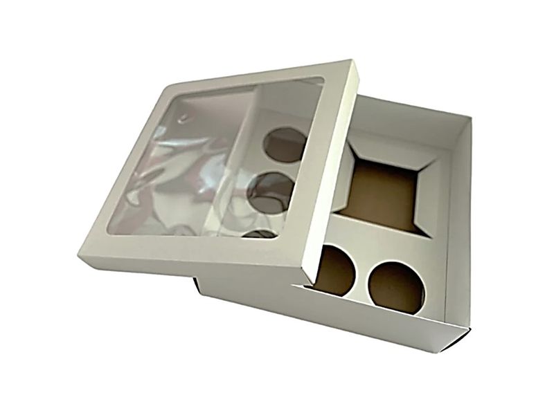 Box Mania: Bento Cake And Cupcake Box With Lid and Insert - 10 Units