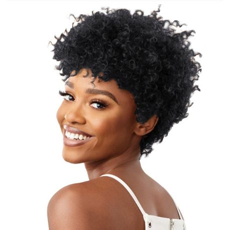 Shout Quality Virgin Human Hair Curly Wig For Women Afro Party & Gift 1# |  Buy Online in South Africa 