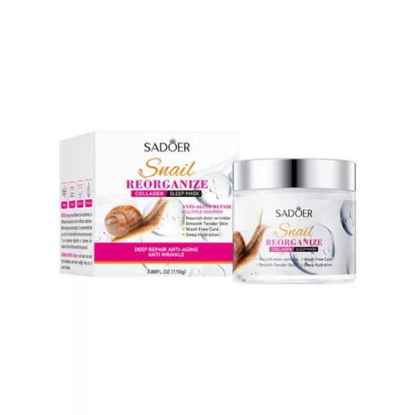 Sadoer Snail Reorganize Collagen Sleep Mask
