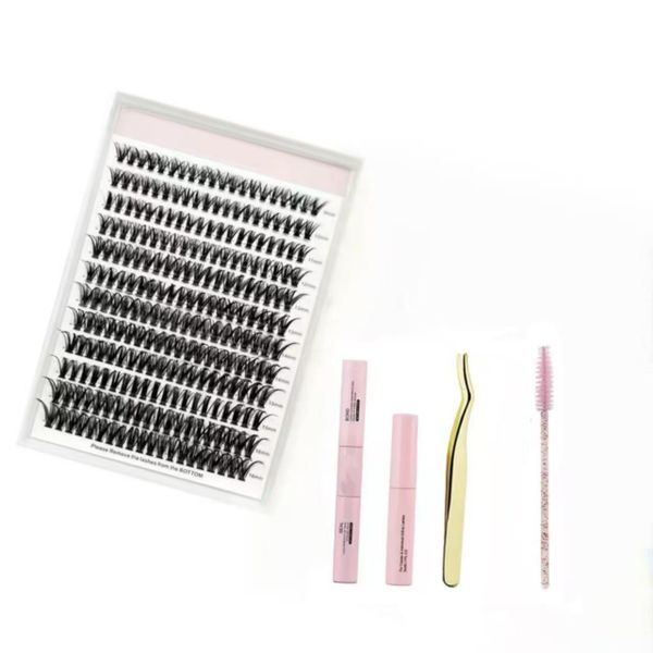 Eyelash Cluster Set 240Pieces To Extend 8-16mm Various Segmented Eyelashes