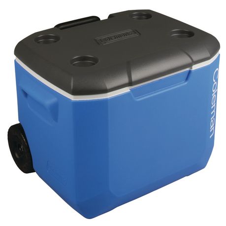 ColemanCooler Box 60 Quart Wheeled Performance Keeps Ice 4 Days