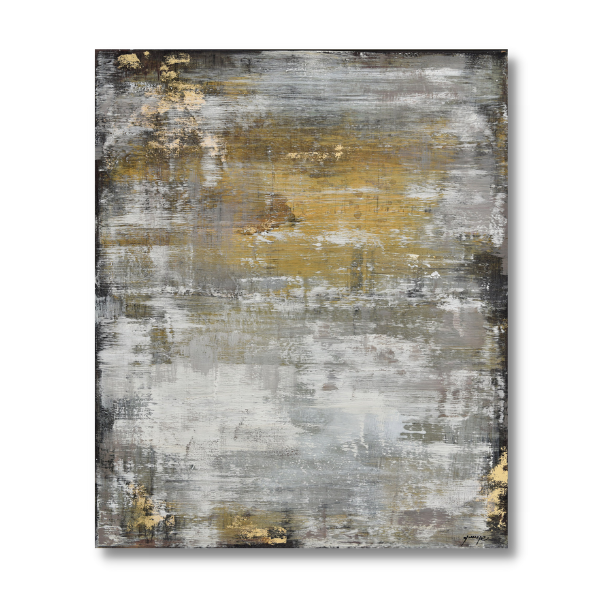 Canvas - Medium Mustard Abstract - 1200x900mm